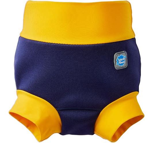 Happy Nappy Duo Navy Yellow Medium