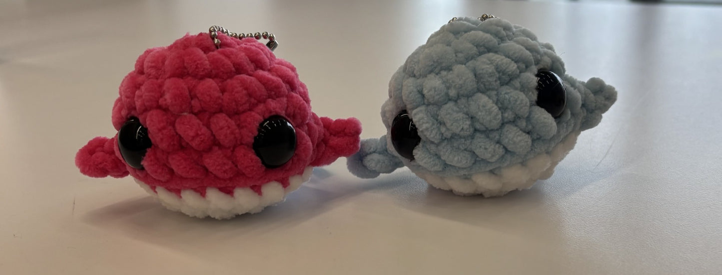 Whale Keychain- Multicolor