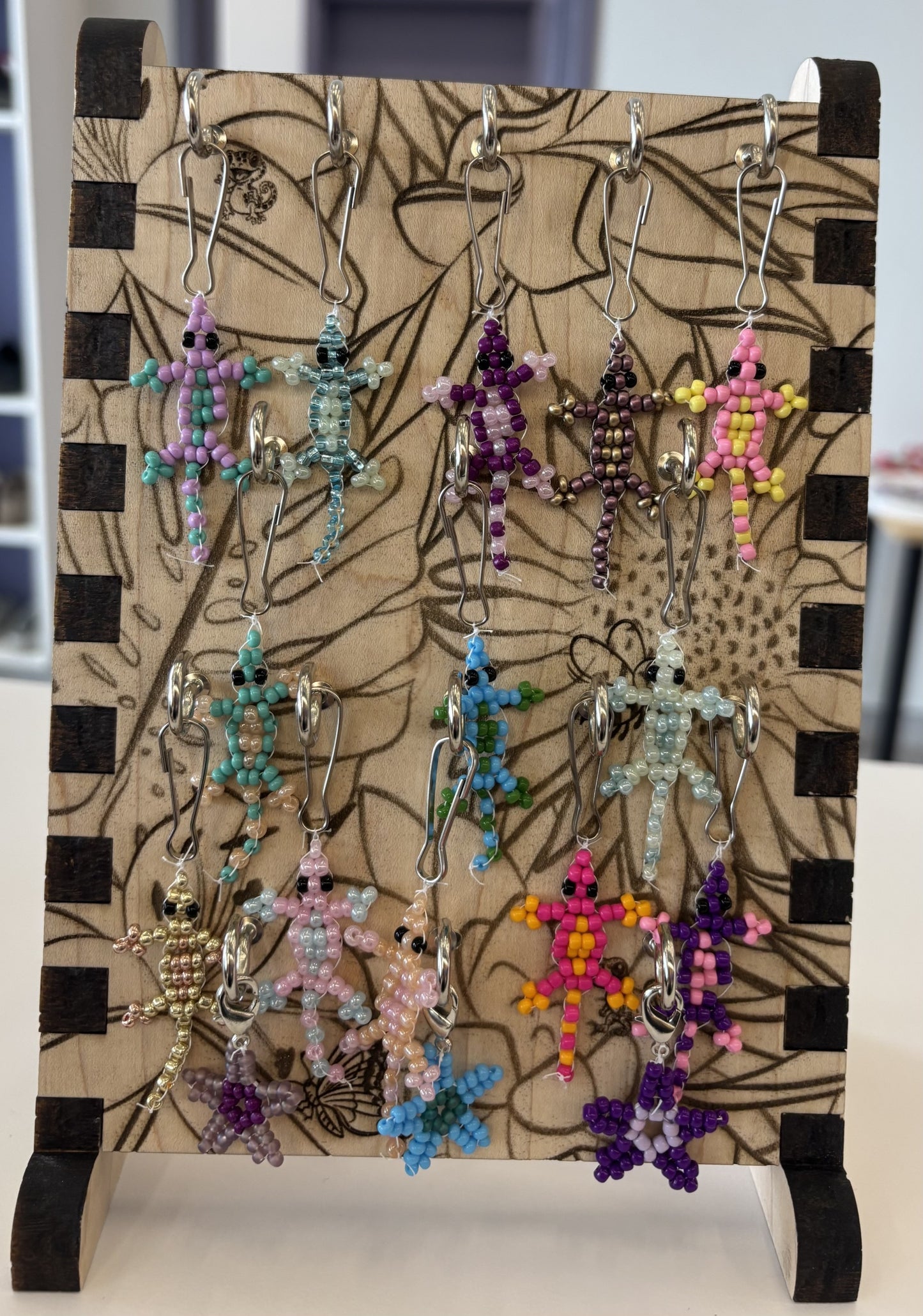 Beaded keychain